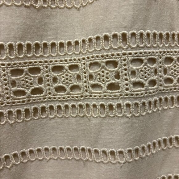 MaxMara Weekend Womens Lace Embroidered Pants Size 4 Beige Fully Lined - Picture 10 of 10